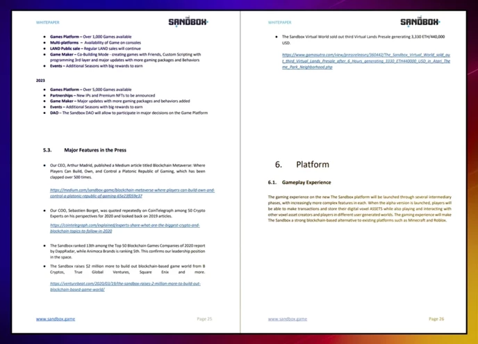 Sandbox Whitepaper