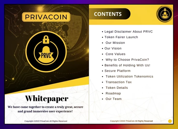 Privacoin Whitepaper