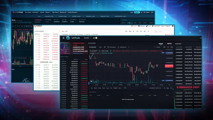 Pulsechain exchange listings